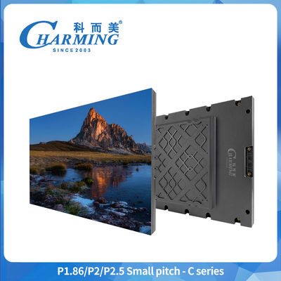 P1.86 Εσωτερική σταθερή οθόνη LED Full Color HD 320*480mm Σταθερή οθόνη LED Front Service