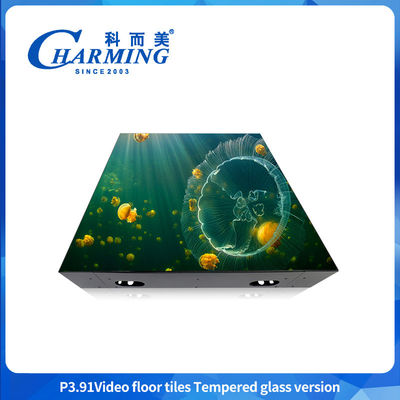 P3.91 LED Video Floor Tiles, Εύκολη συντήρηση LED Floor Tile Display Πολυχρωματικό σχεδιασμό LED Floor Tile Display