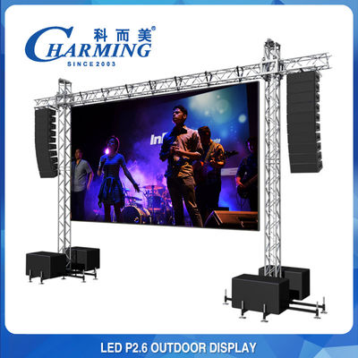 50x50CM Μεγάλες εξωτερικές οθόνες τοίχου βίντεο για εκδηλώσεις Pixel Pith 2,6mm