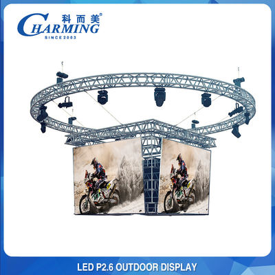 Ultrathin SMD2121 Outdoor Advertising Board , P2.6 4K Concert LED Advertising Screen