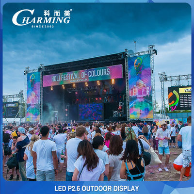 4k LED οθόνη P2.6 σκηνική ενοικίαση εξωτερική LED οθόνη οθόνης οθόνης τοίχου