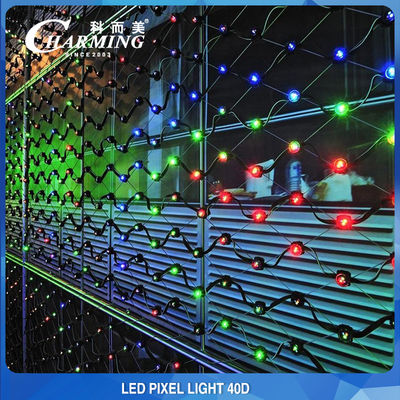 Πολυσκηνικό LED Φωτισμός Πρόσοψης Κτιρίου Pixel 40mm SMD3535 Πρακτικό