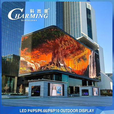 P5 Άνευ ραφής εξωτερική οθόνη LED διαφήμισης με πόλο 320x160mm
