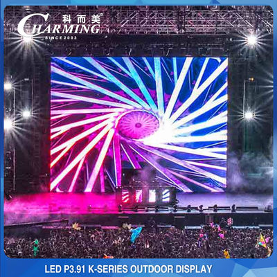 Εξωτερική σκηνή LED τοίχος P3.91 ενοικίαση LED οθόνη 4K υψηλή φωτεινότητα