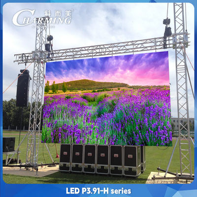 4500CD/m2 P3.91 ενοικιαζόμενη οθόνη LED 500*1000mm IP65 ψηφιακή