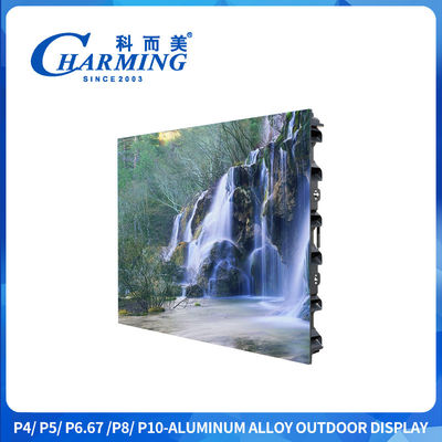 16-Bit High Grey Level Outdoor P4 Led Display Screen Ultra Wide Viewing Angle με σύνθετο ψευδάργυρο γρήγορο κλειδί