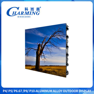 P4 P6 P8 Διαφημιστική εξωτερική οθόνη IP65 LED με 3840Hz