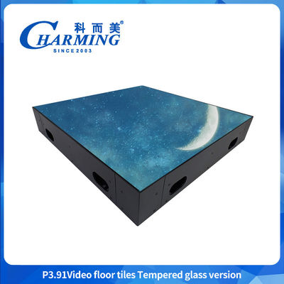 P3.91 LED Screen IP65 Ανερόστερος και ανθεκτικός σε λεκέδες εξωτερικό πάτωμα μόδας Led Dance Floor Led Screen Glass Led Dancing Floor Dj Wedding Led Floor