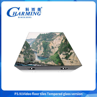 TOP Hotsale DJ Disco Panel Tile Σκληροποιημένο γυαλί φωτισμός 3d Led Dance Floor Βίντεο Φως Αδιάβροχο