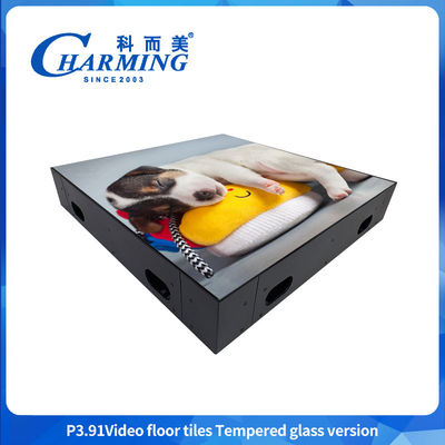 500x500MM GOB P3.91 LED Indoor Dance Floor IP65 Αδιάβροχη LED οθόνη HD Σεξουαλικό βίντεο για εκδήλωση