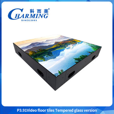 500x500MM GOB P3.91 LED Indoor Dance Floor IP65 Αδιάβροχη LED οθόνη HD Σεξουαλικό βίντεο για εκδήλωση