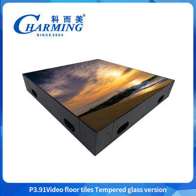 500X500Mm Indoor P3.9 Led Video Wall Stage Dance Floor Led Display Video Tiles Screen Για εκδηλώσεις μπαρ Εμπορική έκθεση