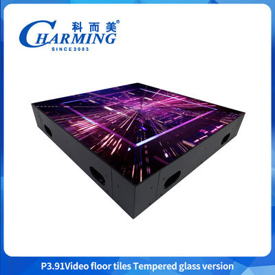 500*500mm Mobile DJ Stage Video Floor Tile Screen Εσωτερική και εξωτερική οθόνη 3D LED για γάμο