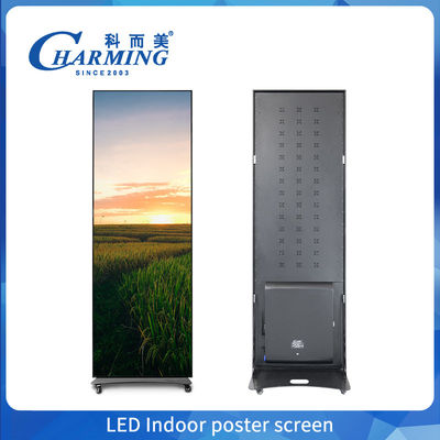 Πλήρες χρώμα LED 640X1920mm P2 P1.86 P2.5 P3 Γότσος Στεκό LED αφίσα Wifi Usb Κινούμενο καθρέφτη αφίσα Πίνακες οθόνης