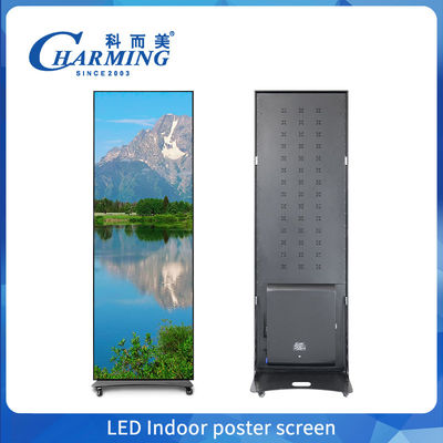 Πλήρες χρώμα LED 640X1920mm P2 P1.86 P2.5 P3 Γότσος Στεκό LED αφίσα Wifi Usb Κινούμενο καθρέφτη αφίσα Πίνακες οθόνης