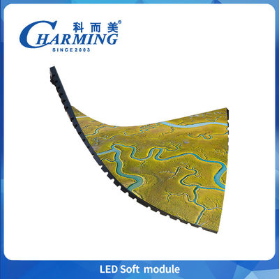 Ευέλικτη Μονάδα P2-P3.076 εσωτερική Led Soft Μονάδα 16 Bit High Gray Scale Full Color για εμπορικό κέντρο