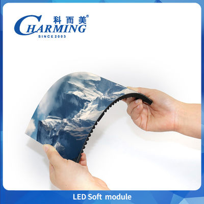 P3 P3.076 P4 Εσωτερικό Led Soft Module χαμηλής ισχύος χαμηλής θερμότητας Σταθερή εγκατάσταση για οθόνη κυμάτων και οθόνη ταινίας