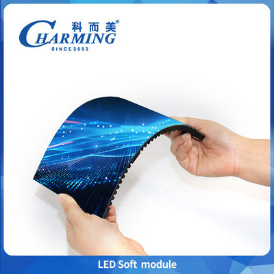 Εσωτερική LED μαλακή μονάδα RGB P3 P3.076 P4 υψηλής αντίθεσης απρόσκοπτη σύνδεση για σπειροειδή οθόνη