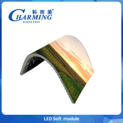 P3 P3.076 P4 Εσωτερικό Led Soft Module χαμηλής ισχύος χαμηλής θερμότητας Σταθερή εγκατάσταση για οθόνη κυμάτων και οθόνη ταινίας