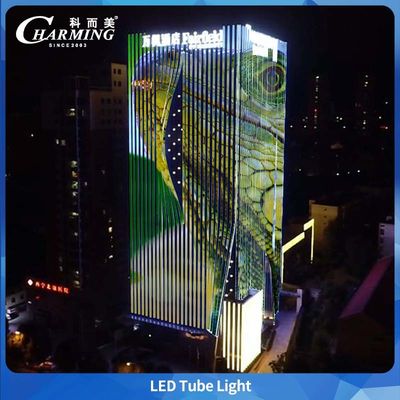U38 Αλουμινίου RGB Led Tube Light DC24V SPI Control για κτίριο