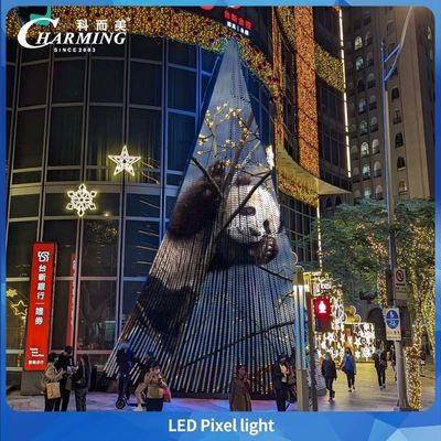 Μαγευτικό 2025 Νέο προϊόν καινοτομίας Led Pixel Light 40D 40*27.3MM Υλικό PC IP66 Διακόσμηση τουριστικών αξιοθέατων