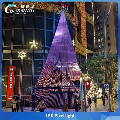 IP65 εξωτερικό αδιάβροχο κτίριο υψόμετρος φωτισμός Pixel με χρώμα οθόνης RGB