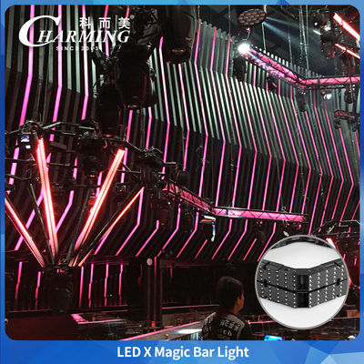 Εύκολο στην αποσυναρμολόγηση και συναρμολόγηση σε διαφορετικά μήκη Γοητευτικό προϊόν LED X Magic Bar Μοντουλαριστός σχεδιασμός Γοητευτικό προϊόν LED X Magic Bar RGB LED Pixel Bar για εκδηλώσεις ψυχαγωγίας