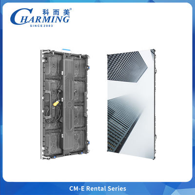 Εξωτερική οθόνη LED CM-E σειράς P3.91 με απρόσκοπτη σύνδεση και ενσωμάτωση καλωδίου ρεύματος για ενοικίαση ομάδας