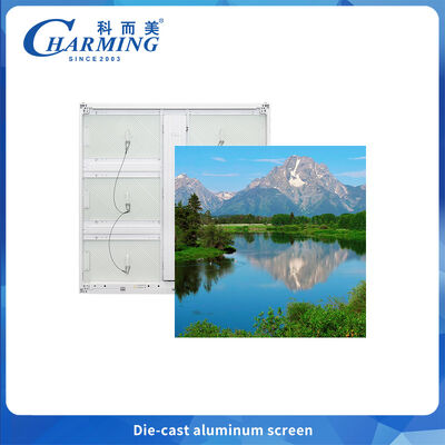 P6.66 Ενοικίαση εξωτερικής οθόνης LED με διασύνδεση τόξου και υψηλή φωτεινότητα άνω των 6000 Cd/M2 Ανθεκτική στη διάβρωση