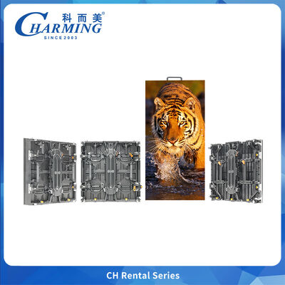 Εξωτερική οθόνη LED δημιουργικού σχήματος P3.91 Κουρφή ευέλικτη δεξιά γωνία 7680Hz για συναυλίες