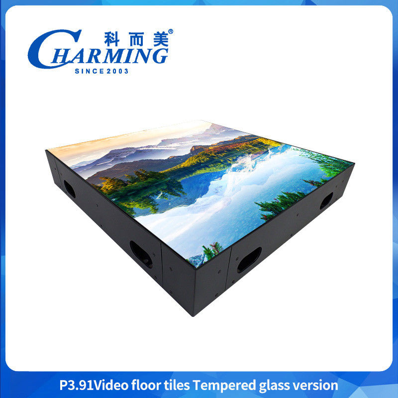 500x500MM GOB P3.91 LED Indoor Dance Floor IP65 Αδιάβροχη LED οθόνη HD Σεξουαλικό βίντεο για εκδήλωση