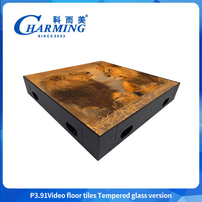 500X500Mm Indoor P3.9 Διαδραστική σκηνή Χορευτικό πάτωμα LED βίντεο τοίχος Εμφάνιση βίντεο πλακάκια Εικονίδιο για εκδηλώσεις μπαρ Εμπορική έκθεση