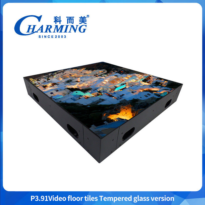 50x50CM Led Dance Floor P3.91 Βίντεο Κεραμίδια Γυάλινο Εναλλακτικό