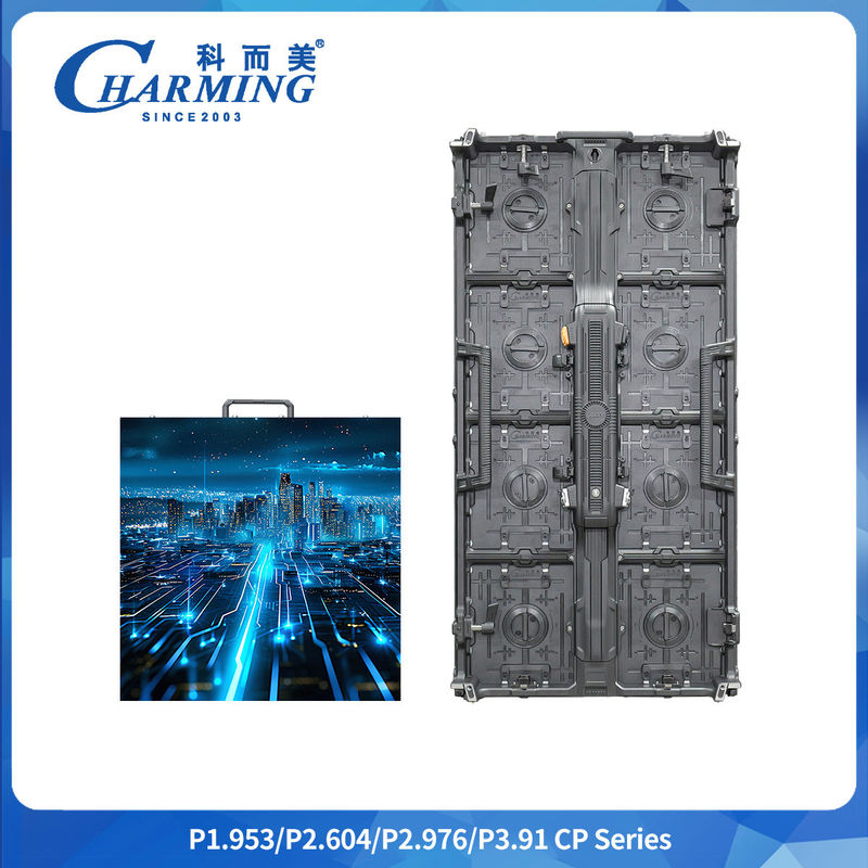 P3.91 8K πλήρες χρώμα 500*500*84mm εξωτερική ενοικίαση ευέλικτος πίνακας οθόνης για εμπορική οθόνη