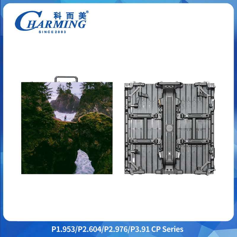 Μέγεθος ντουλαπιού 500x500/500x1000mm P2.6/2.98/3.91 CP Series Indoor LED Video Wall με ρυθμιστή τόξου Μέγιστη γωνία 22,5°