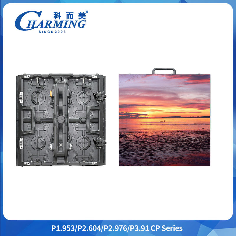 -20~40°C 600~800 CD/m2 P2.6/2.98/3.91 CP Series Indoor LED Video Wall With Box Corner Guard Ηλεκτρονικό τοίχωμα LED εσωτερικού με προστασία γωνίας