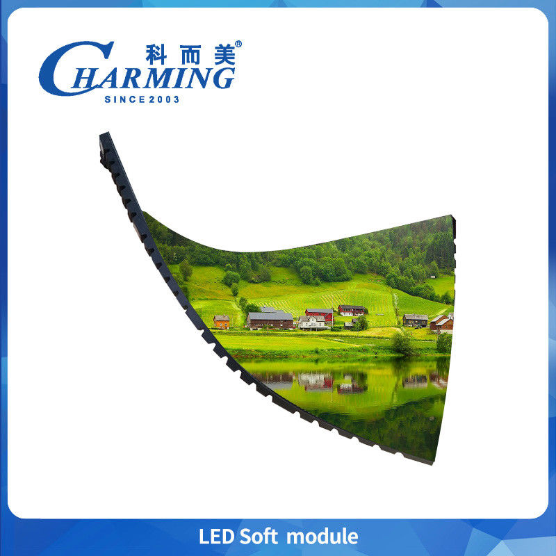 Φαρμακευτική τιμή P4 Led Soft Module Indoor Display Βίντεο οθόνη τοίχου Βάρος 255g 256*128MM SMD2020 Adveresting Screen