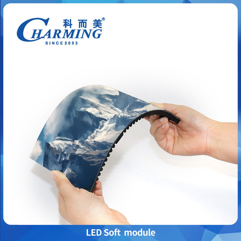 P3 P3.076 P4 Εσωτερικό Led Soft Module χαμηλής ισχύος χαμηλής θερμότητας Σταθερή εγκατάσταση για οθόνη κυμάτων και οθόνη ταινίας