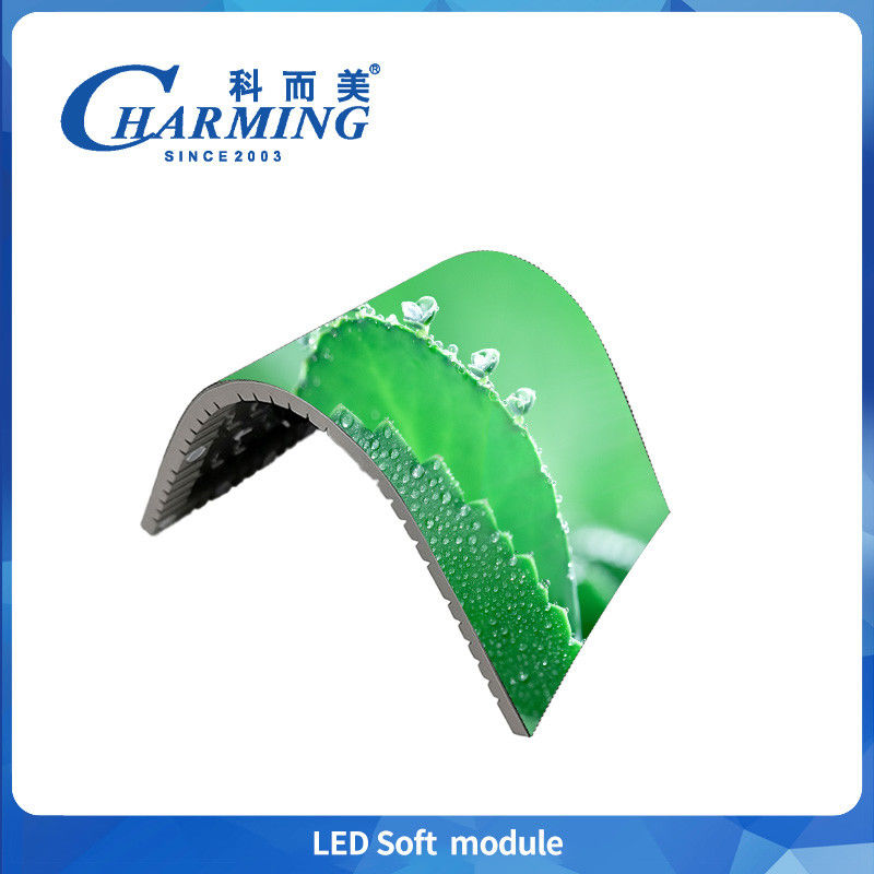Εσωτερική οθόνη LED Full Color SMD P2 P2.5 P3 P4 Ευέλικτο LED Panel Rgb Curved Flexible Led Board Soft Led Module για διαφημίσεις
