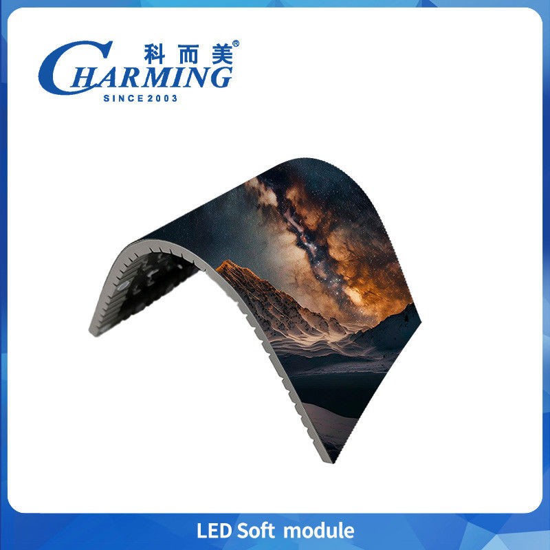 LED Soft Module P3 3Mm Indoor Full Color Display Board Curved Video Wall Ευέλικτη οθόνη LED για διαφήμιση