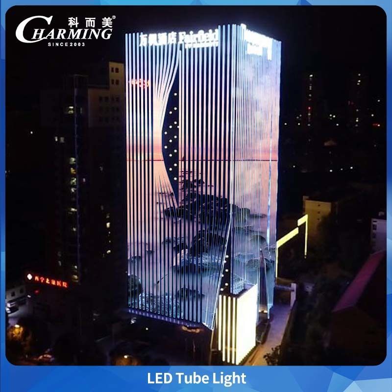 U30 χαμηλής ισχύος RGBW Led Tube Light DMX Control για έργα εξωτερικού φωτισμού