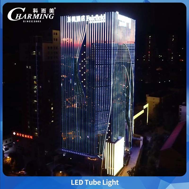 Φωτιστικό σωλήνα LED U40 με BIS και LAN SASO, κρυφό σχεδιασμό γραμμής για εξωτερικά κτίρια, αδιάβροχο και περιβαλλοντικό σχεδιασμό