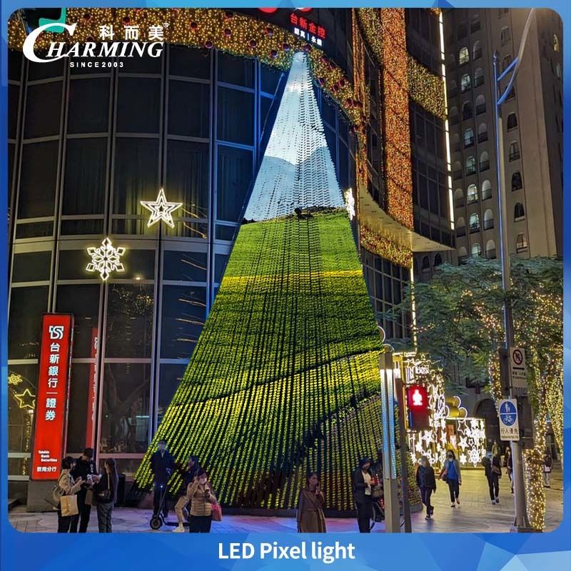 Το γοητευτικό φως LED Pixel με σημείο διακοπής RGB μπορεί να φτάσει την γωνία 180 ° για το κτίριο αρχιτεκτονικό φωτισμό