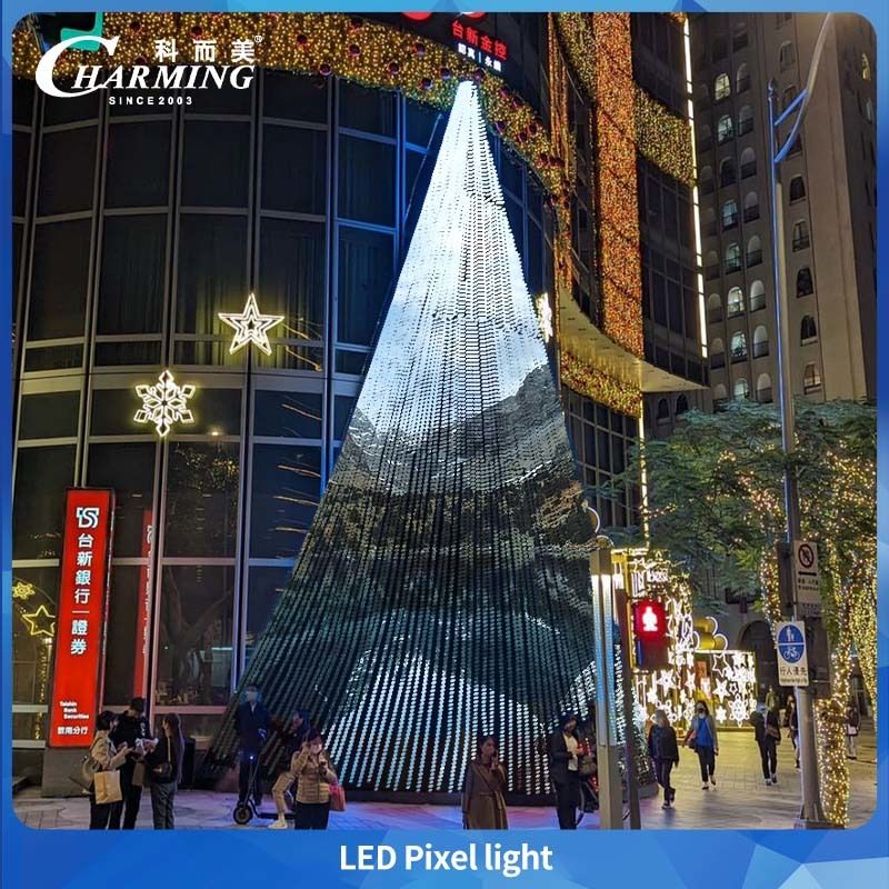 Φως Pixel Rgb Led Pixels 30mm Διαμέτρου IP66 RGB Led Pixel Light Εσωτερική εξωτερική διακόσμηση φωτισμός κτίρια γέφυρες