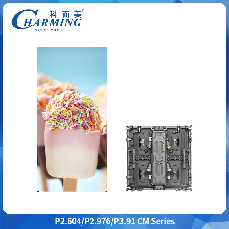 Π2.6 IP65 Εξωτερικό ντουλάπι οθόνης LED ενοικίασης 500x500mm 6,4kg