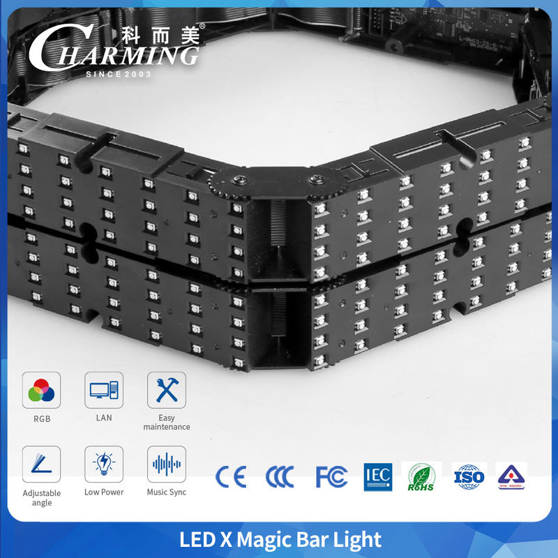 LED Magic Bar Δυνατό να αναδιπλωθεί και να επεκταθεί RGB φως με πλήρες χρώμα για χώρους ψυχαγωγίας