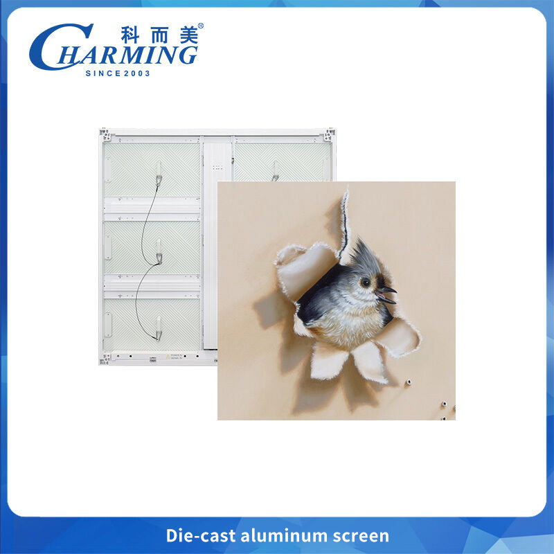 Εξωτερική οθόνη LED P6 Χαλαρή και ελαφριά για διαφήμιση με ράβδους διάσπασης θερμότητας