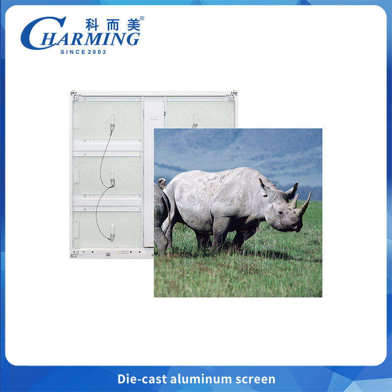 P4.44 Εξωτερική οθόνη LED από χύτευμα αλουμινίου - Σχεδιασμός υψηλής αντίθεσης και συντήρησης εμπρός/πίσω