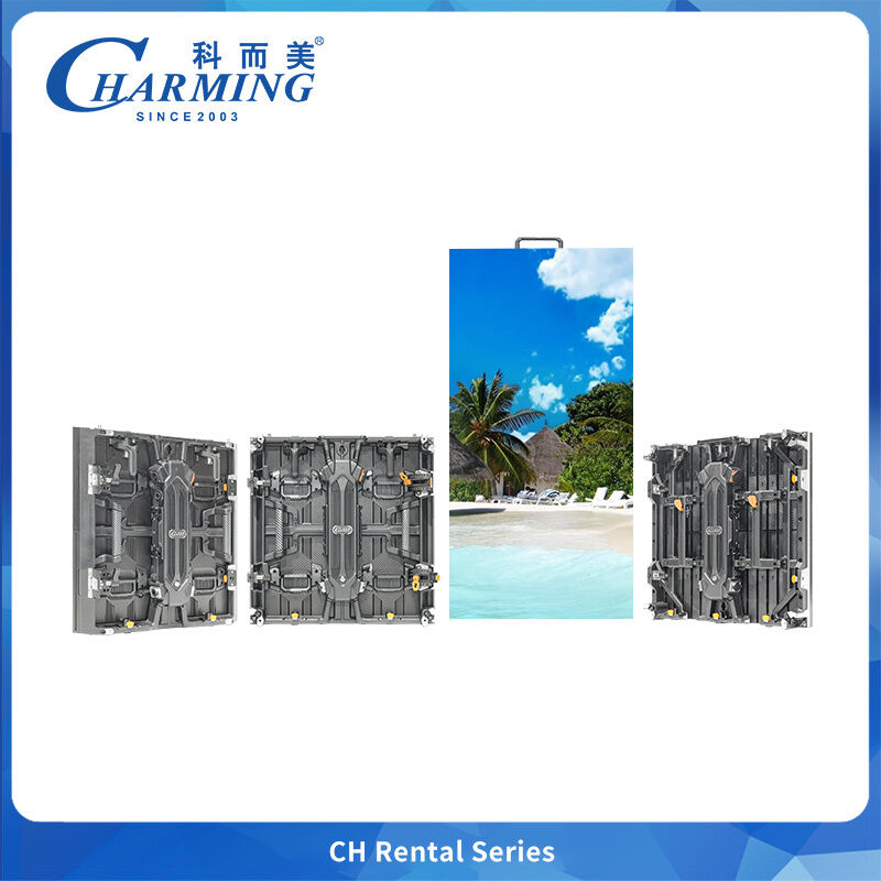 Ντουλάπι οθόνης LED εξωτερικού χώρου IP65 500x500mm Ύψος ανύψωσης 15m Μπροστινή συντήρηση για ενοικίαση σκηνής