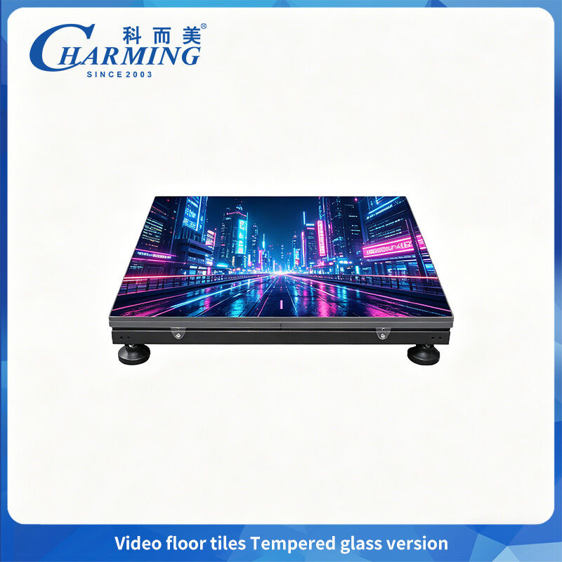 1/16Scan LED Dance Floor Display P3.91 con versión de vidrio templado Post-mantenimiento